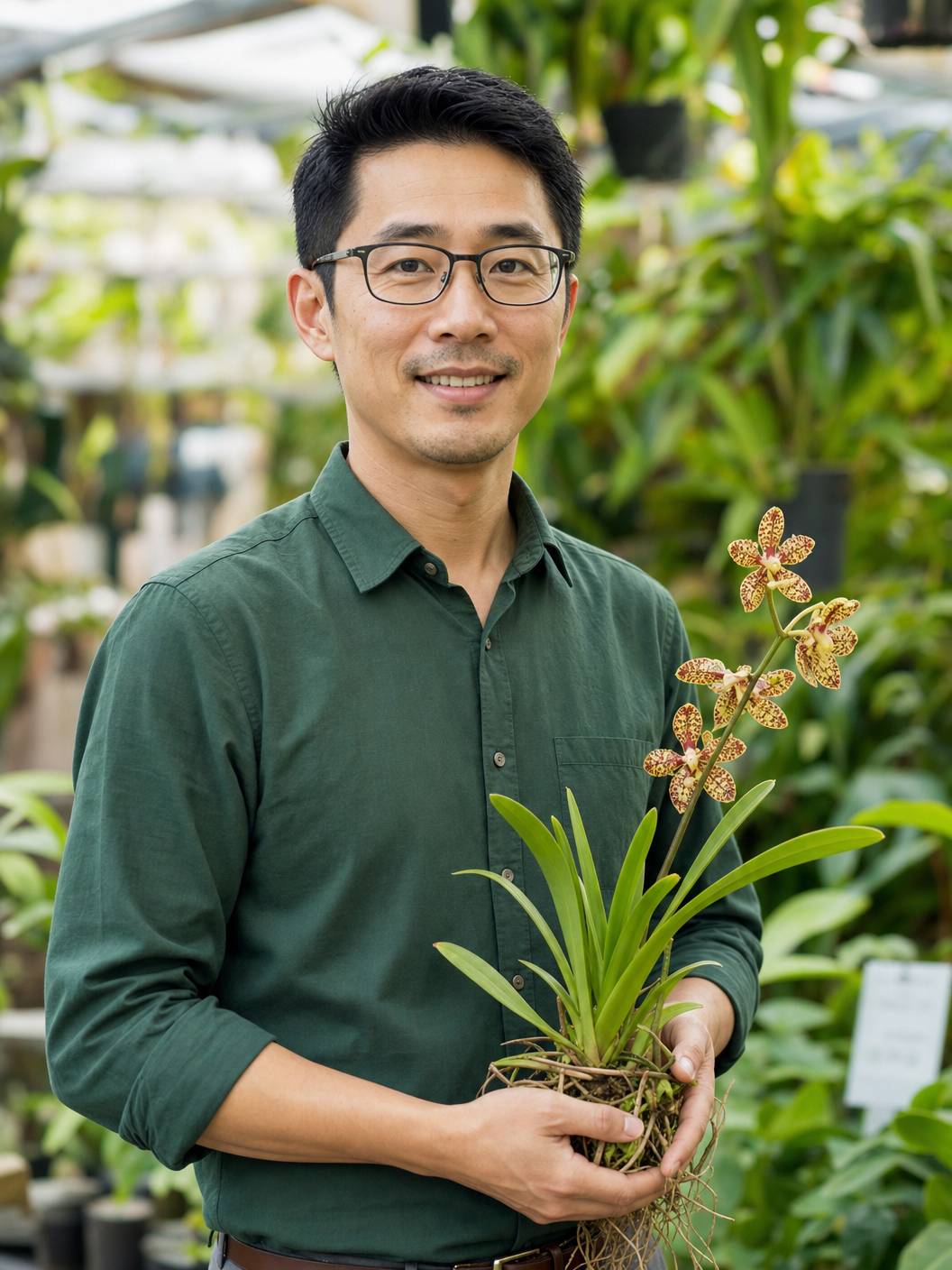 海角社区植物专家李建国